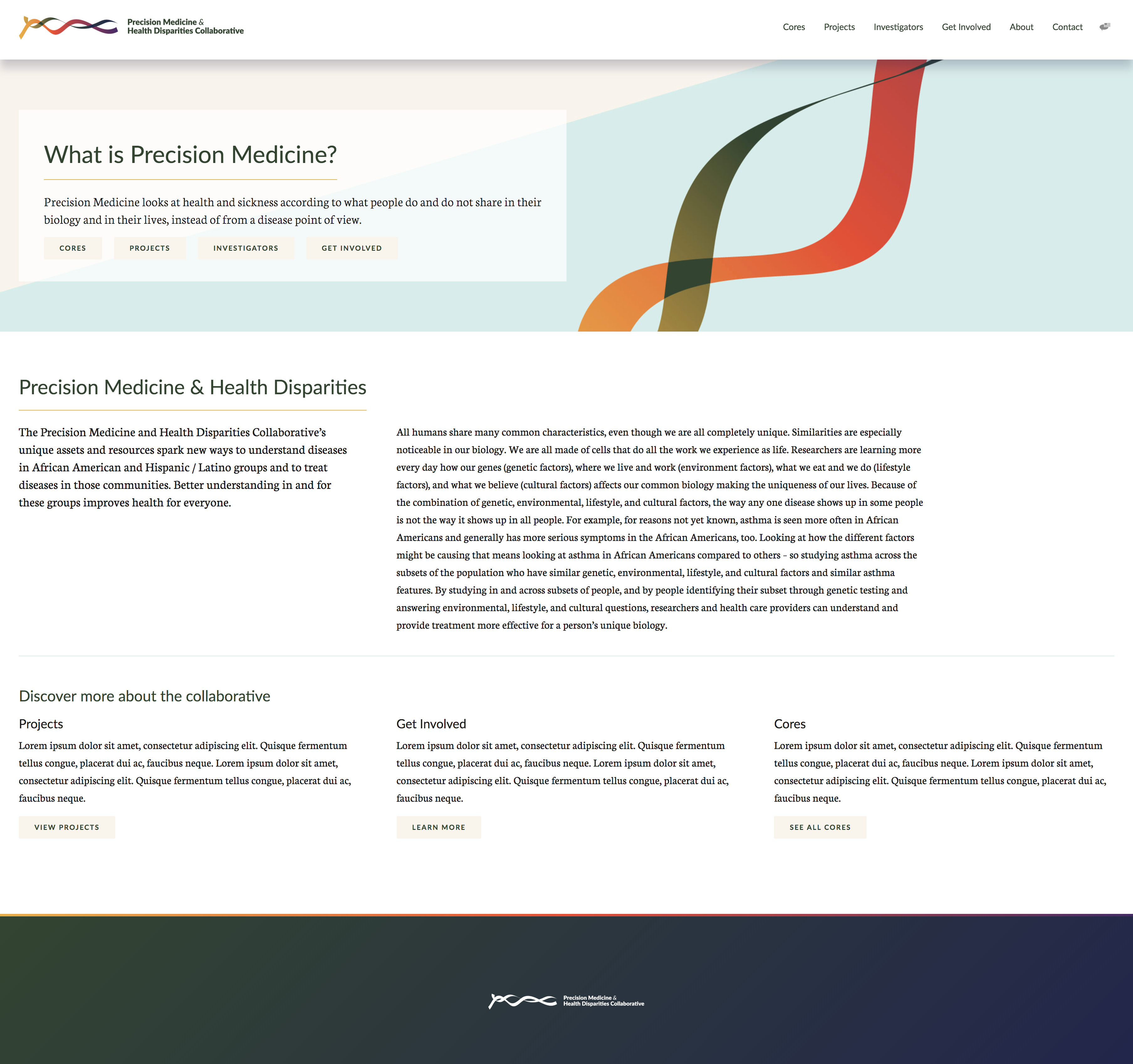 UX & UI and Web design for Vanderbilt-Miami-Meharry
