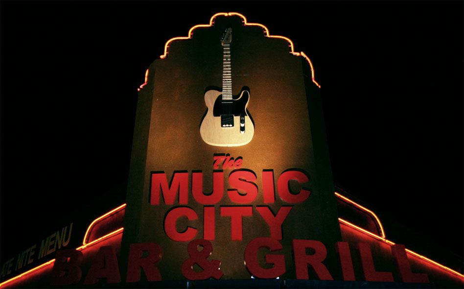 Website for Nashville Restaurant Music City Bar and Grill